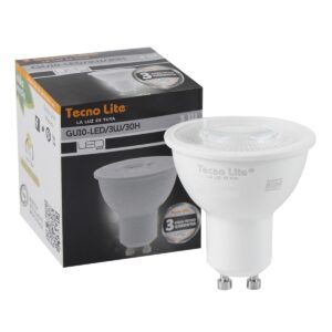 FOCO LED GU10-LED/3W/30H TECNO LITE LUZ CALIDA