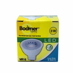 FOCO LED MR16 BOOMER 3 W 6500K FOLBOMR160036500