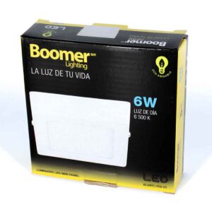 LUMINARIO SOBREPONER CUADRADO 6 W BLMPC-006-65 BOOMER