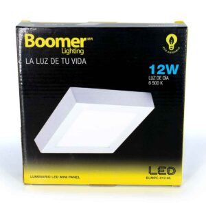 LUMINARIO SOBREPONER CUADRADO 12 W BLMPC-012-65 BOOMER