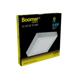 LUMINARIO SOBREPONER CUADRADO 24 W BLMPC-024-65 BOOMER