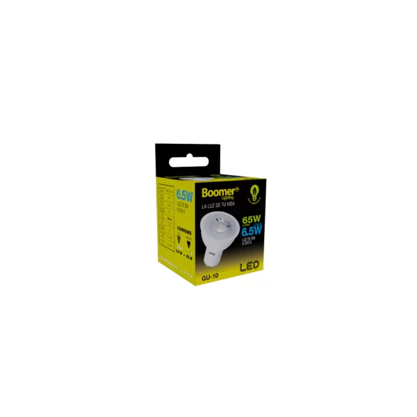 FOCO LED GU-10 BOOMER 6.5 W LUZ BLANCA FOLBOGU106.56500