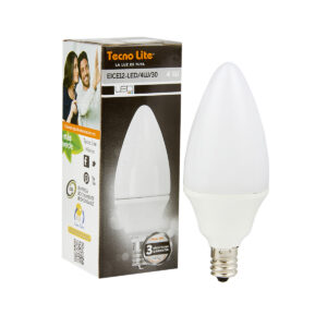 FOCO TIPO VELA( LUZ CALIDA ) EICE12-LED/4W/30 TECNO LITE