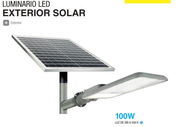 LUMINARIO LED EXTERIOR SOLAR 100W BOOMER BLSS-2204-10065